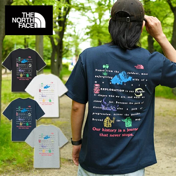 $128件。2件起$118件。✨日本🇯🇵TNF💖 短袖旅行歷史短袖Tee✨