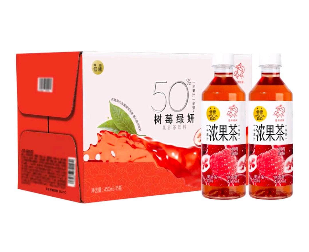 $125@15。新品🌹喜茶 樹梅綠姸果汁茶飲料450ml X 15支