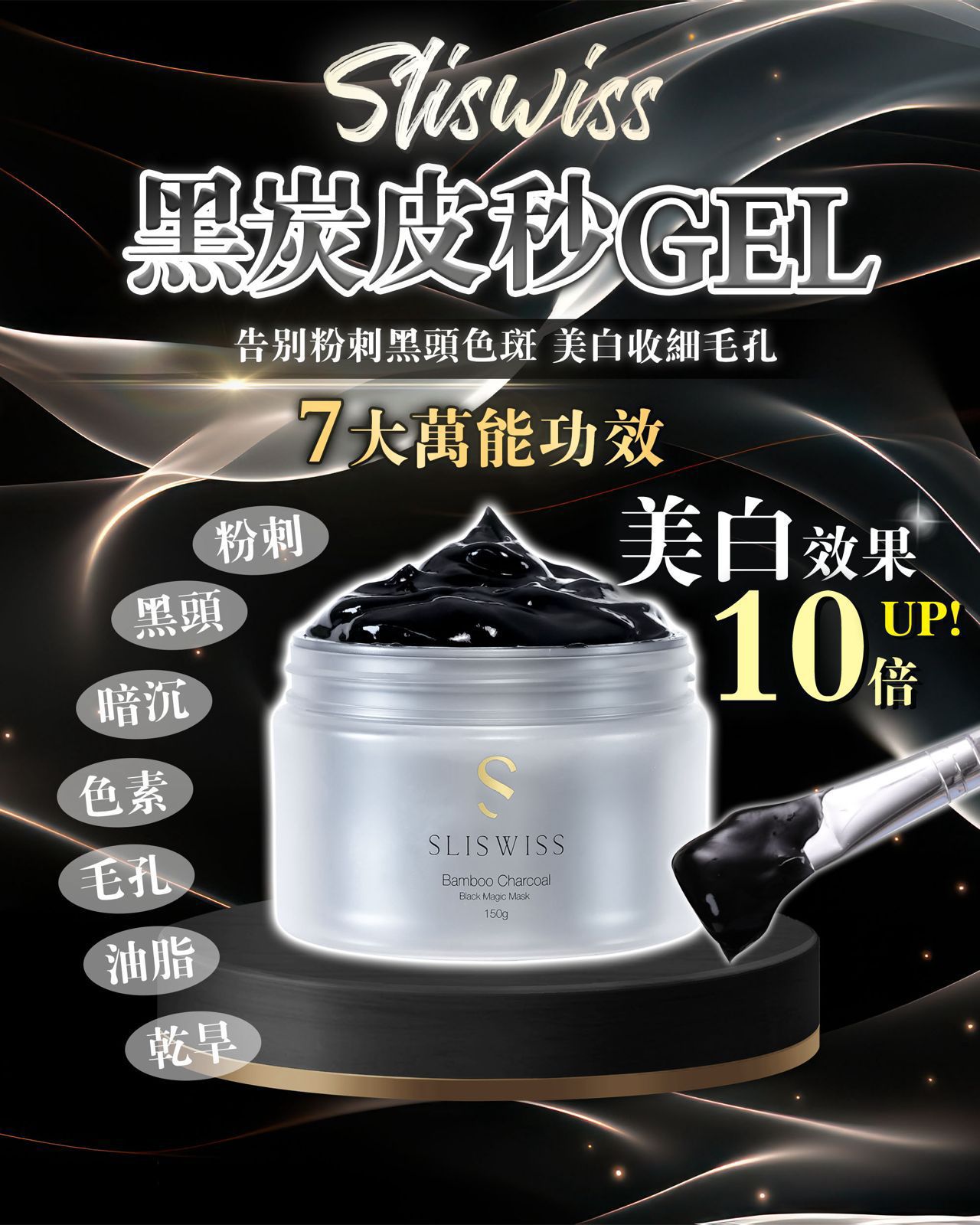 $ 220件。2件起$215件。Sliswiss 新品震撼登場✨🚨皮秒PICO GEL 🚨7大万能功效