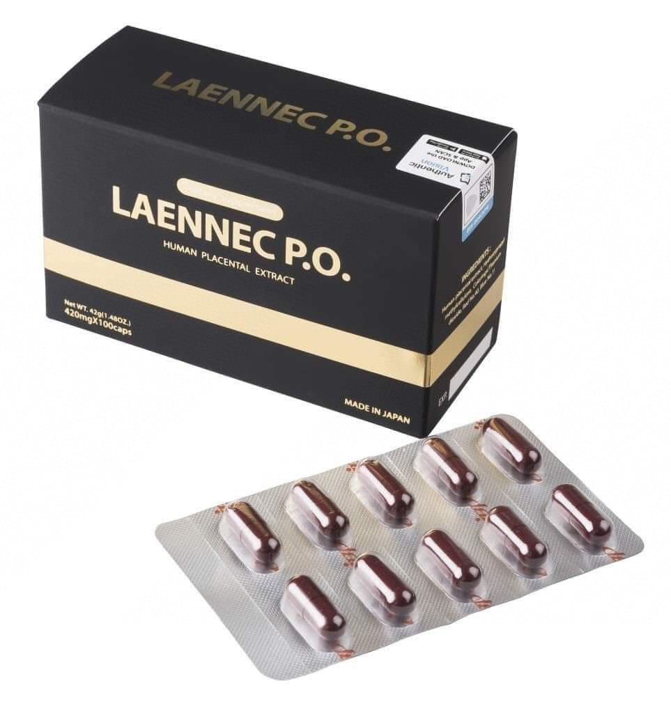 $999盒100粒。💊日本🇯🇵萊乃康JBP LAENNEC P.O人胎素精華胎盘素胶囊100粒 黑盒.