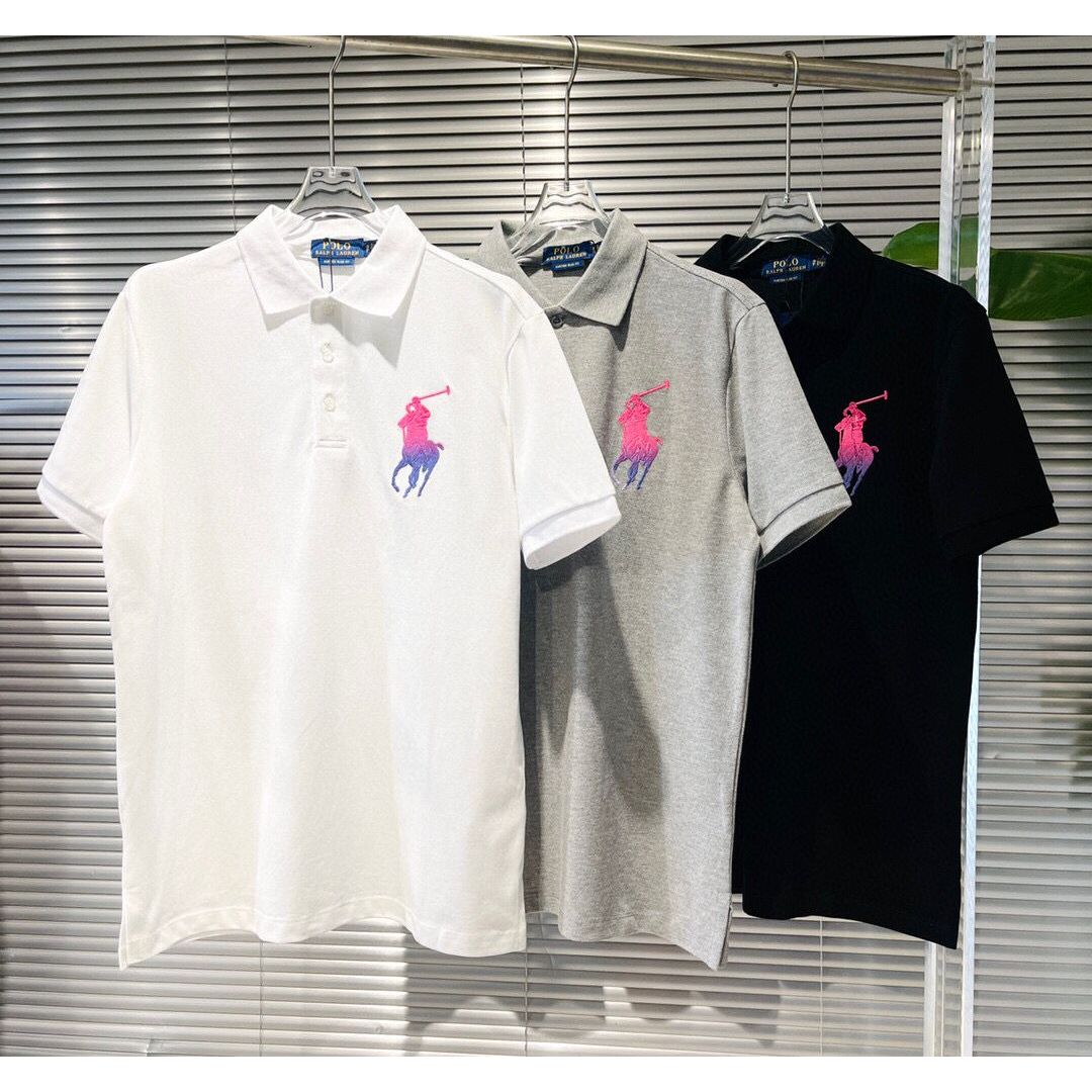 $198件。2件起$190件。Po lo🐴大馬彩色Logo Tee