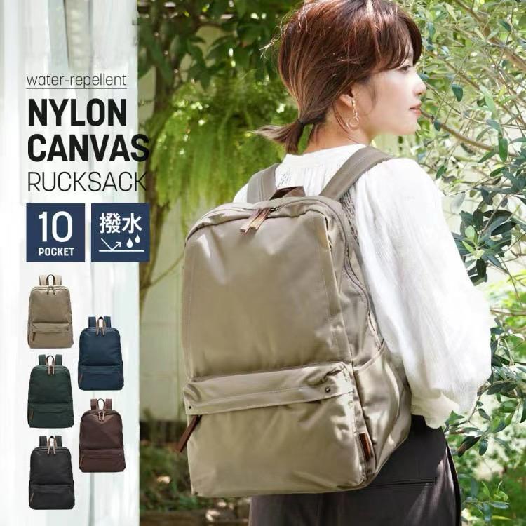 $138/1。2件起$128/1。日本简約防水背包🎒中性款👨❤️💋👨