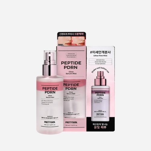$105支。2支起$95支。Pretty Skin Peptide PDRN Glow Serum Mist (胜肽PDRN光感精華噴霧) 150ml