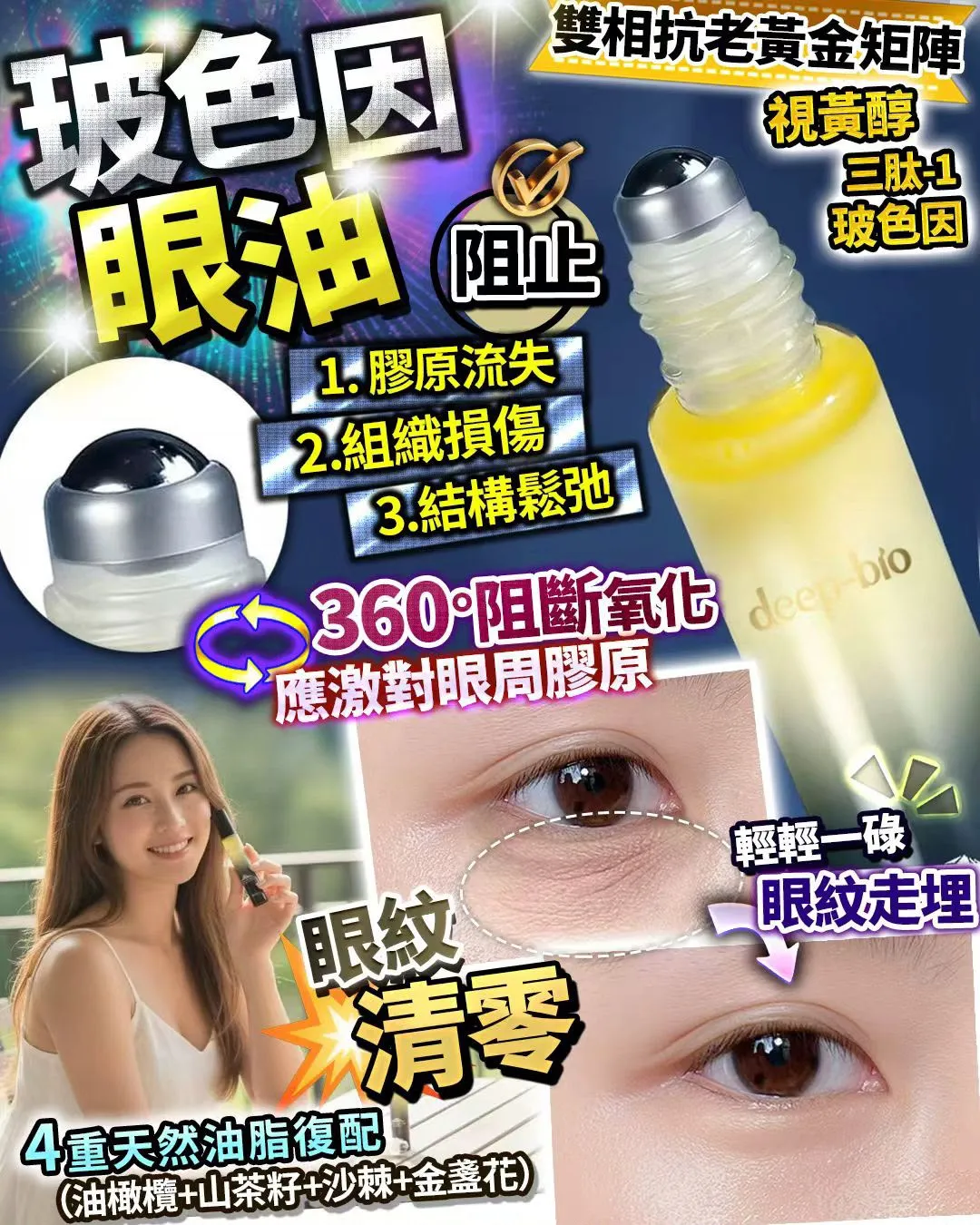 $150  玻色因淡紋眼油