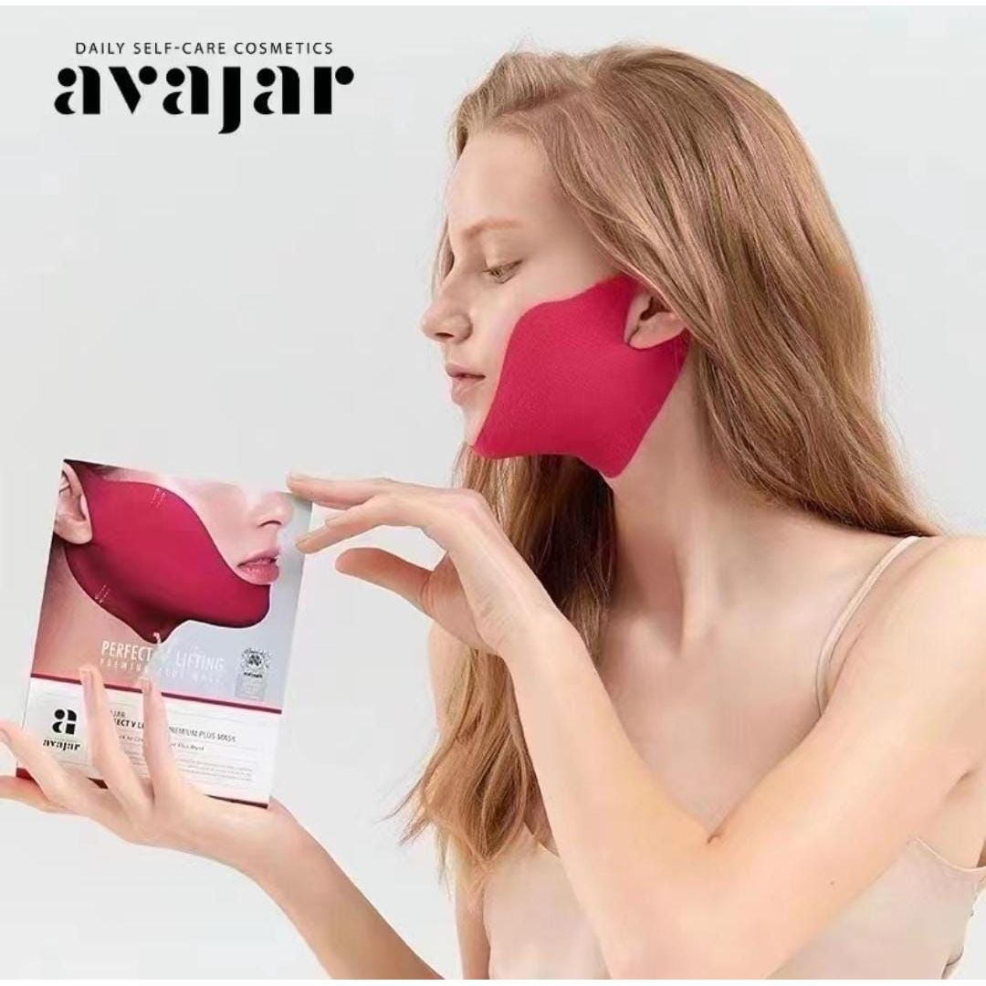 $75盒5入。2盒起$65盒。韓國 Avajar 緊致提拉V臉面膜