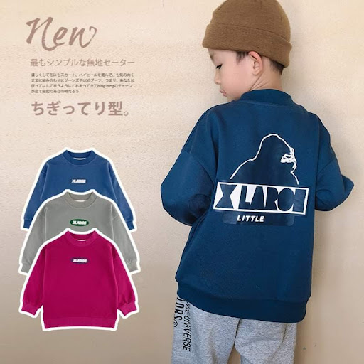 外贸童装日系童装潮牌21秋冬新款衛衣100至160cm$128/1