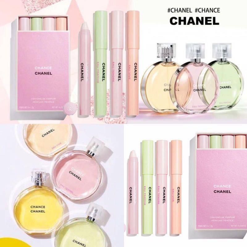 $188盒。3盒起$180。限量版Chanel .CHANCE香氛筆(4x1.2g)