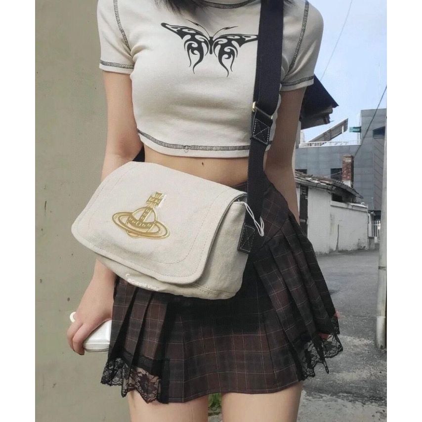 $125/1。𝐕𝐢𝐯𝐢𝐞𝐧𝐧𝐞 𝐖𝐞𝐬𝐭𝐰𝐨𝐨𝐝 帆布斜孭袋