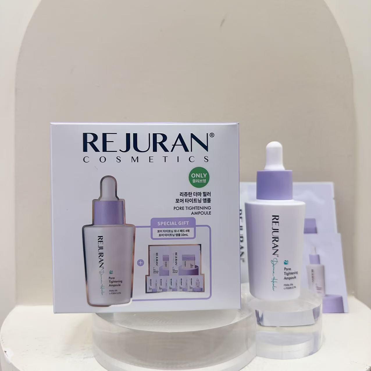 $268套。REJURAN麗珠蘭毛孔緊致安瓶30ml+安瓶2ml*5p+棉片2p