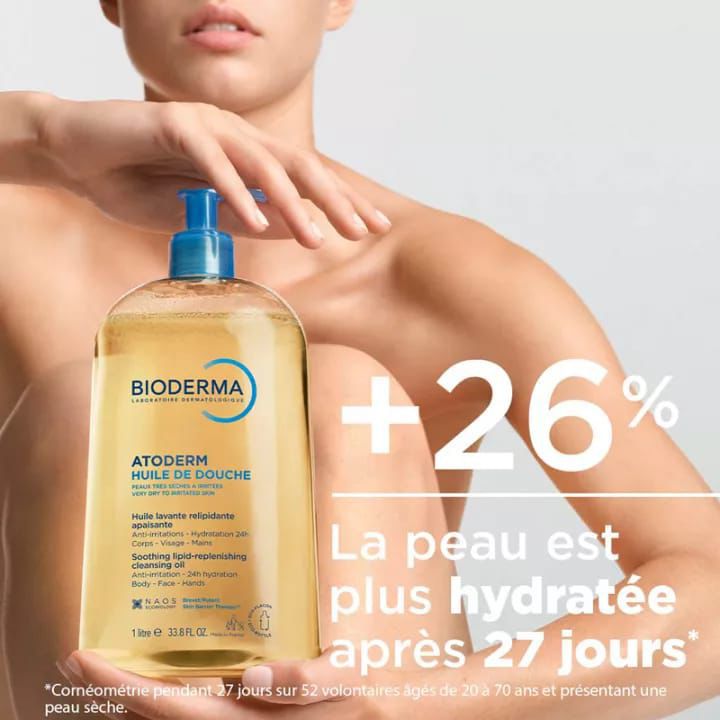 升級加強版 BIODERMA 貝德瑪 沐浴油 *1000ML(黃色)$138