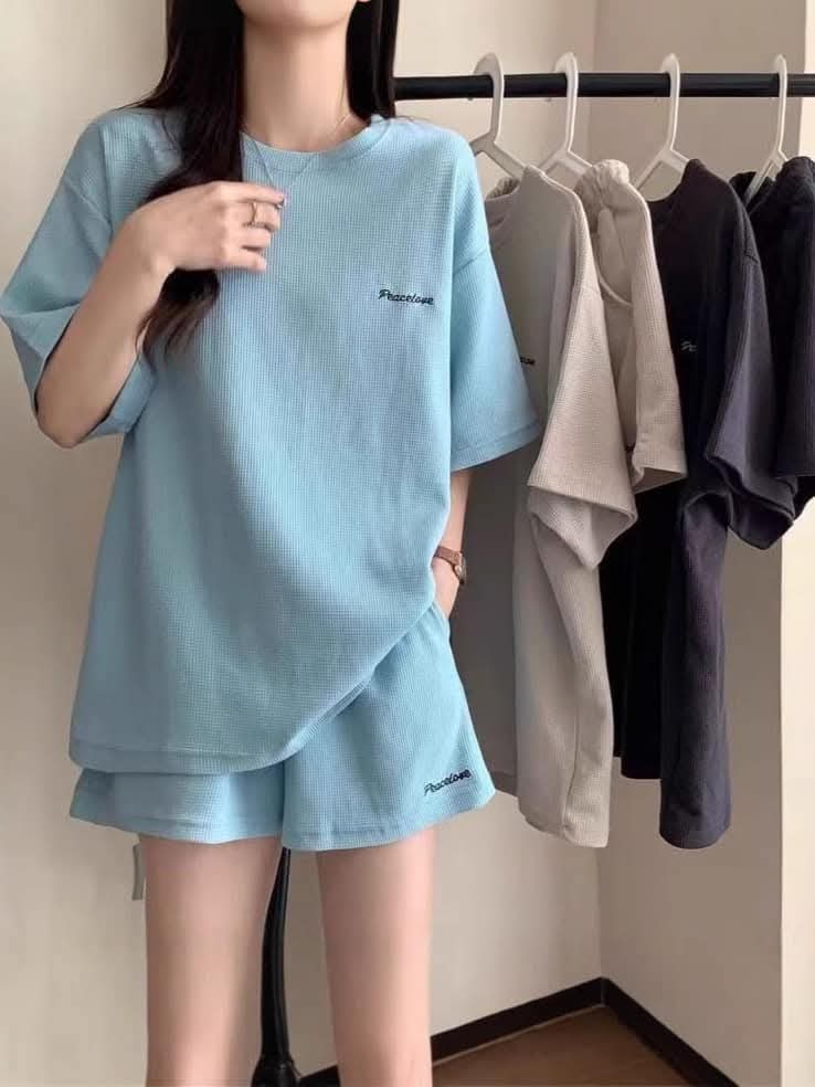 $68套。2套起$60套。韓版純棉休閒套装。