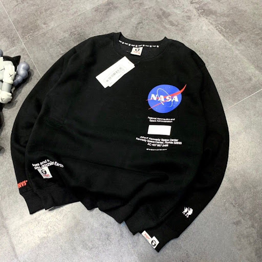 AAPE x Nasa 圆领衞衣加绒款