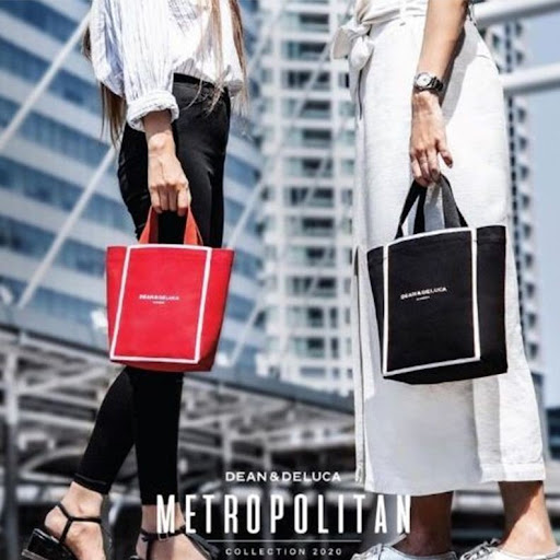 Dean & Deluca 帆布手提购物袋