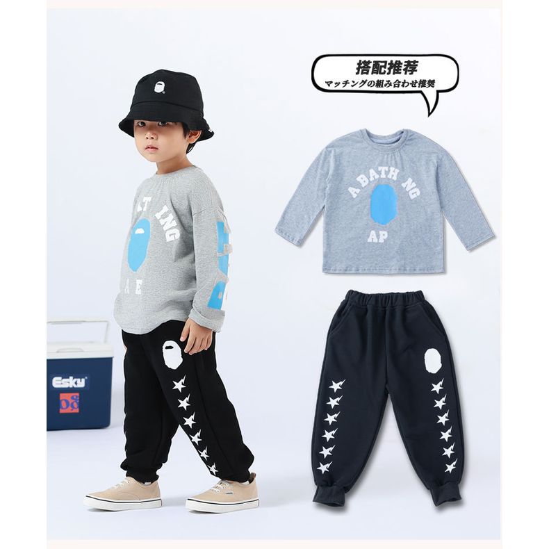 $188套。日系纯棉T+长裤套装