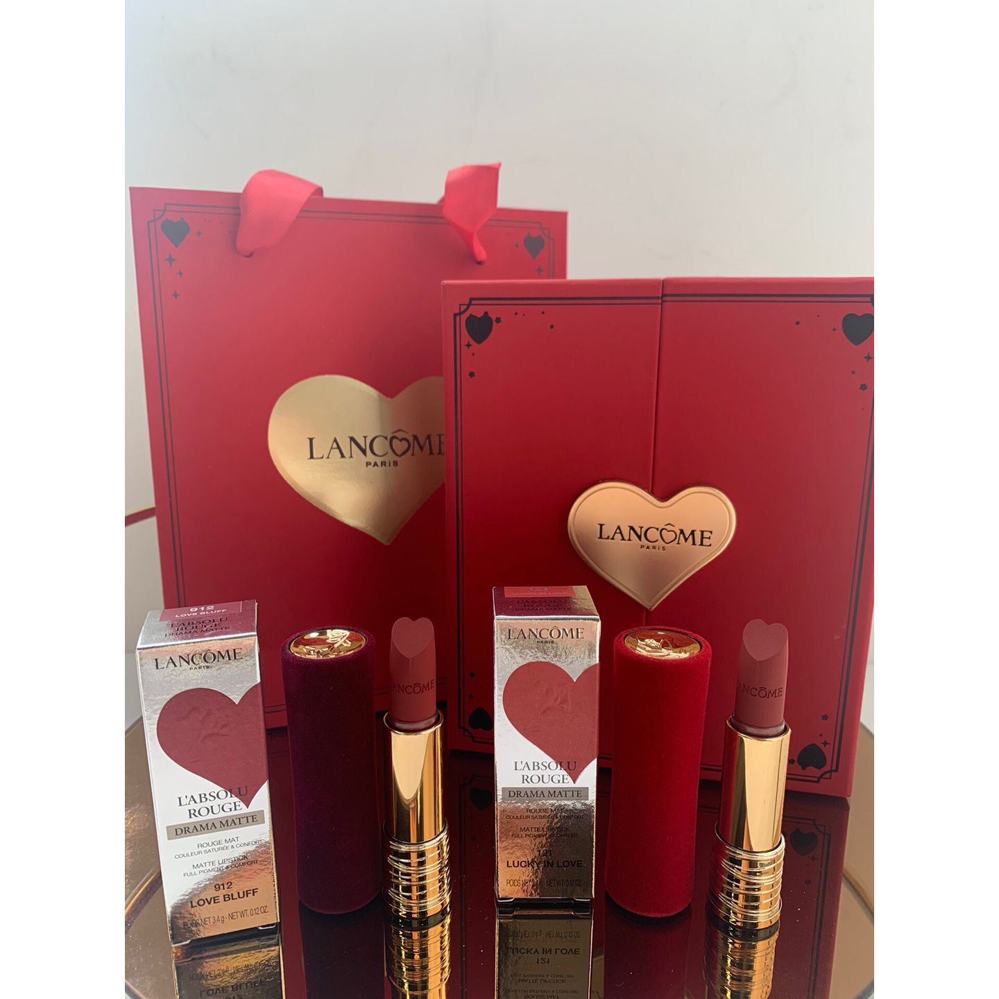 $230盒Lancôme兰蔻2022情人节口红礼盒限量套盒
