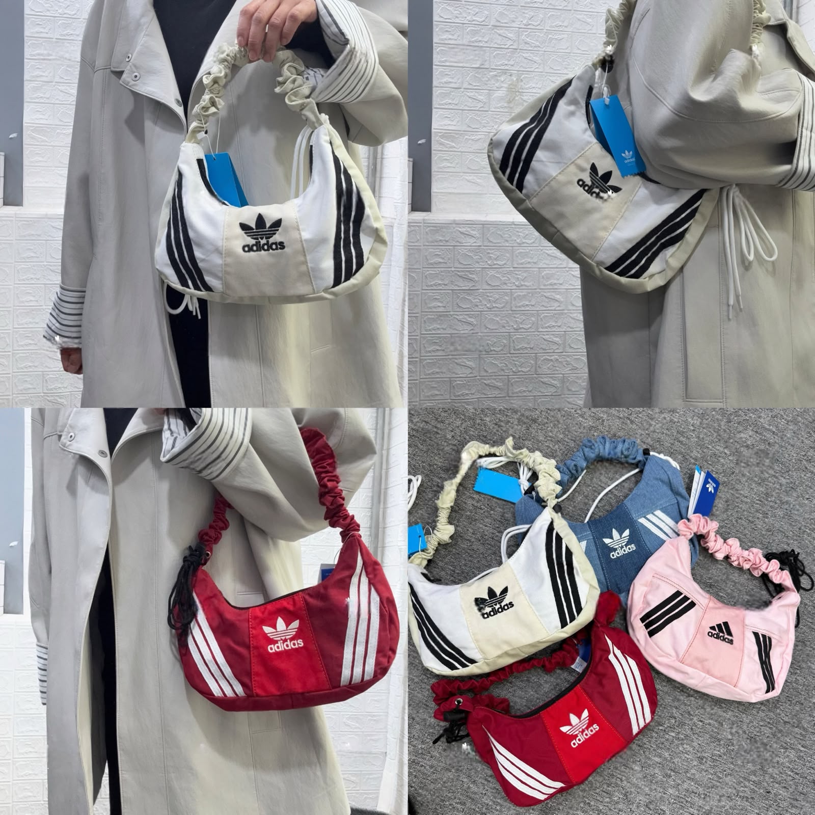 $98只.2只起$90只.Adi*das舞动系列单肩斜挎包