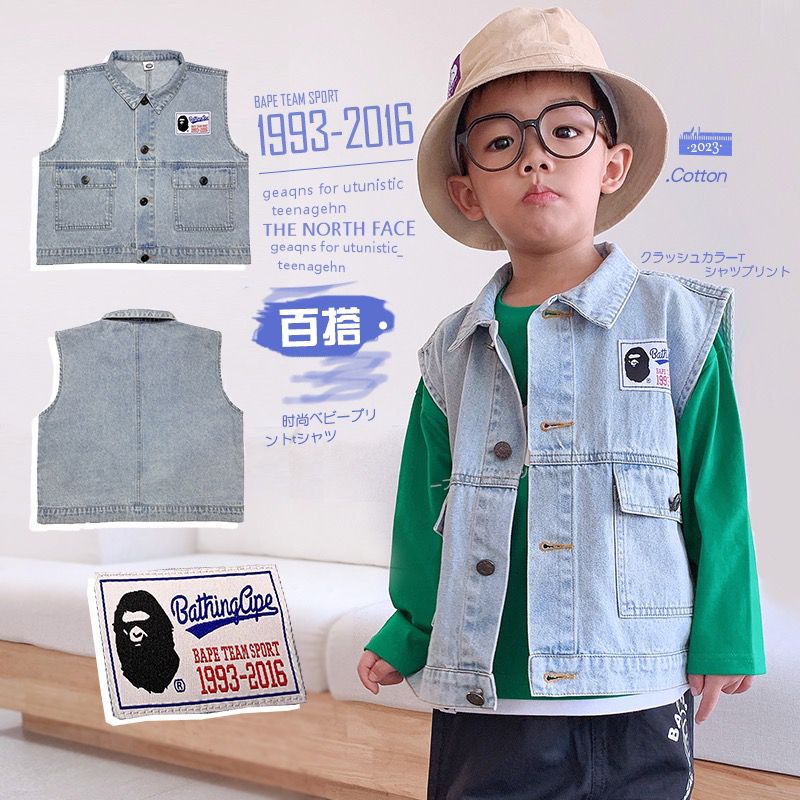 $95件。牛仔马甲背心