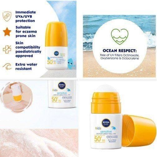 $66支。2支起$56支。Nivea Sun 兒童防曬滾珠乳液 SPF50+