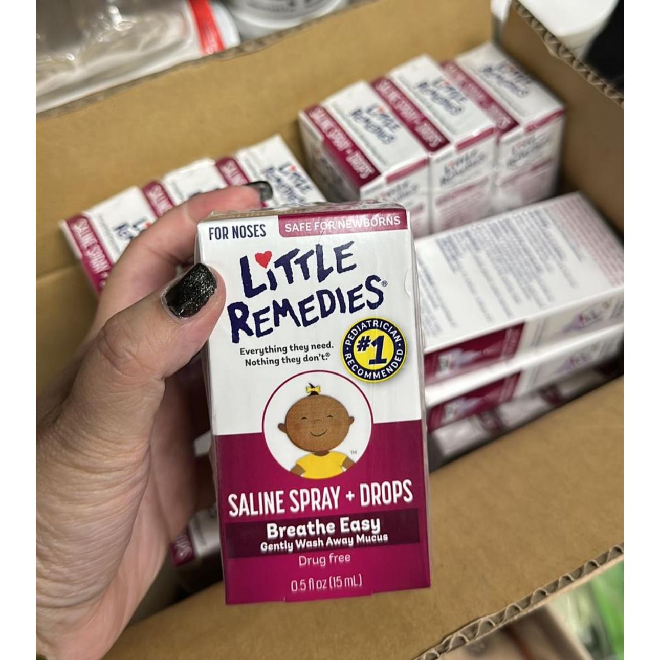 $58支。2支起$48支。Little Remedies Saline Spray/Drops 鹽水噴/滴鼻劑(30ml)