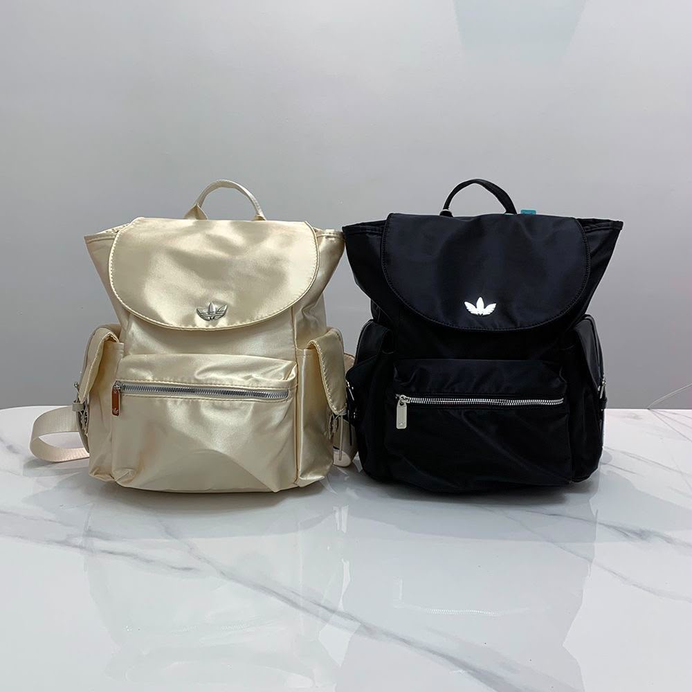 Ad緞面雙肩背囊$125