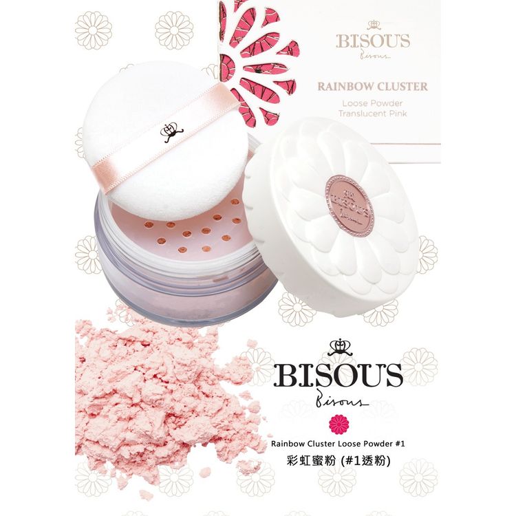 $48/1。2件76。韓國品牌 Bisous Bisous 彩虹蜜粉