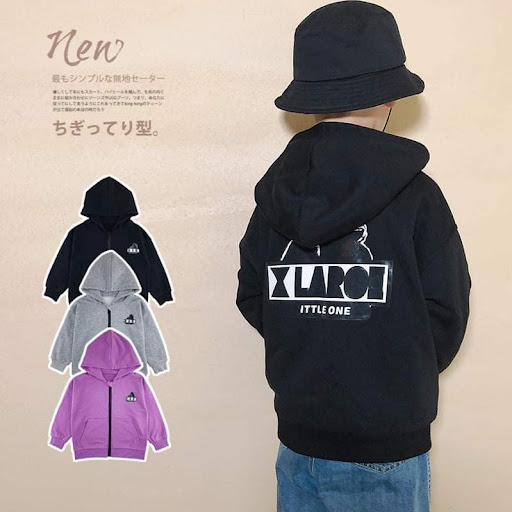 外贸童装日系童装潮牌21秋冬新款有帽外套衛衣100至160cm$128/1