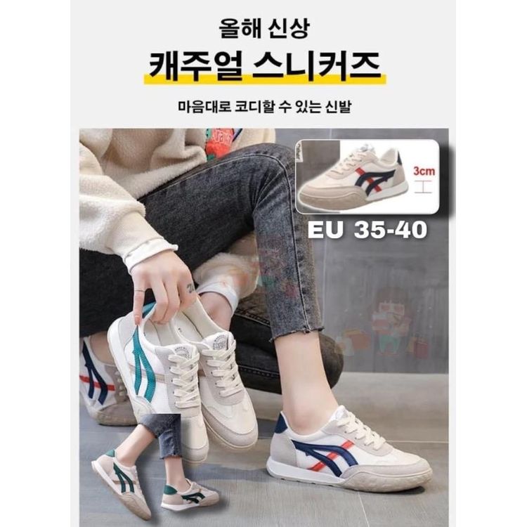 $95对。2对起$9O对。韩版復古运动鞋👟