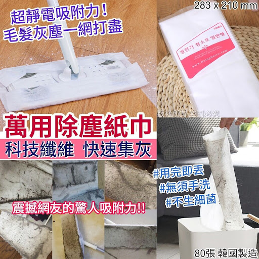 韓國製造萬用靜電除塵紙巾(1包80張)