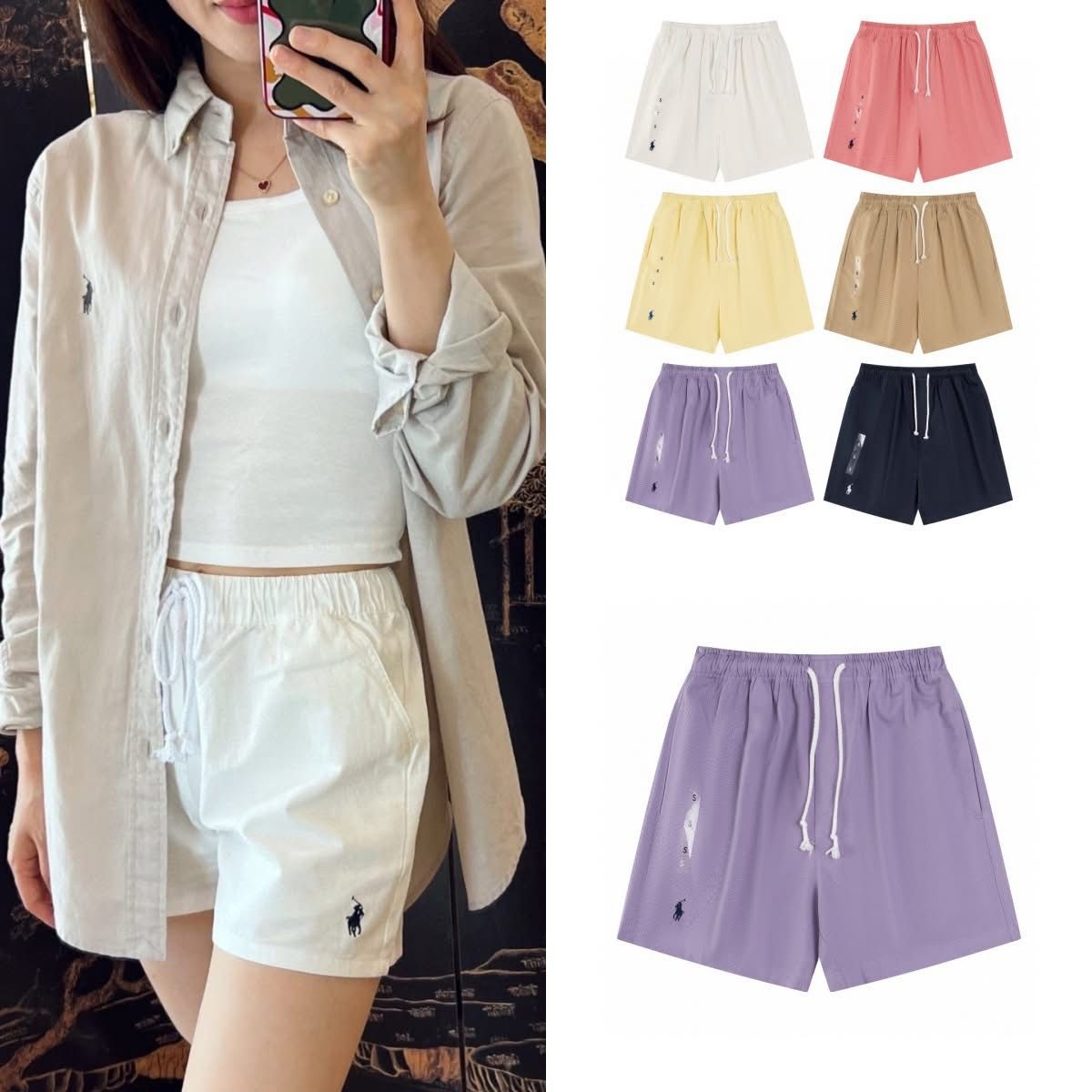$ 180件。2件起175件。預訂  RL Polo 寬鬆A字短褲