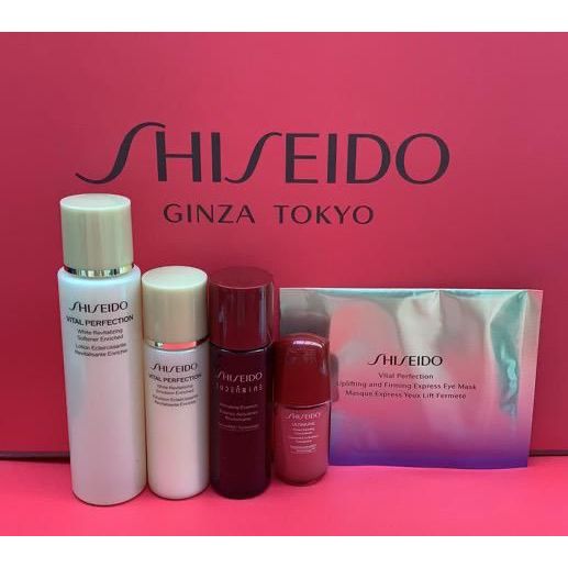 專櫃貨$250套。Shiseido 資生堂5件套