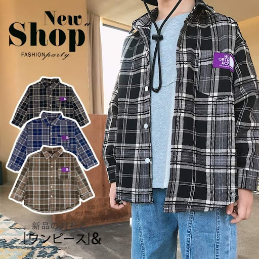 外贸日系潮牌童装秋装男童牛仔衬衫100-160cm$128/1
