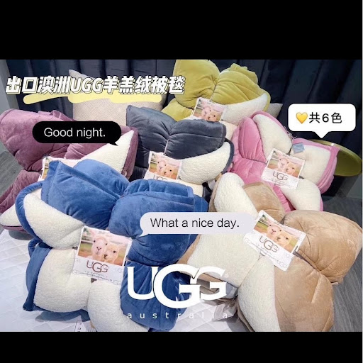 澳洲UGG🇺🇸熱賣中🐏暖笠笠羊咩被🐏🐏$210/1