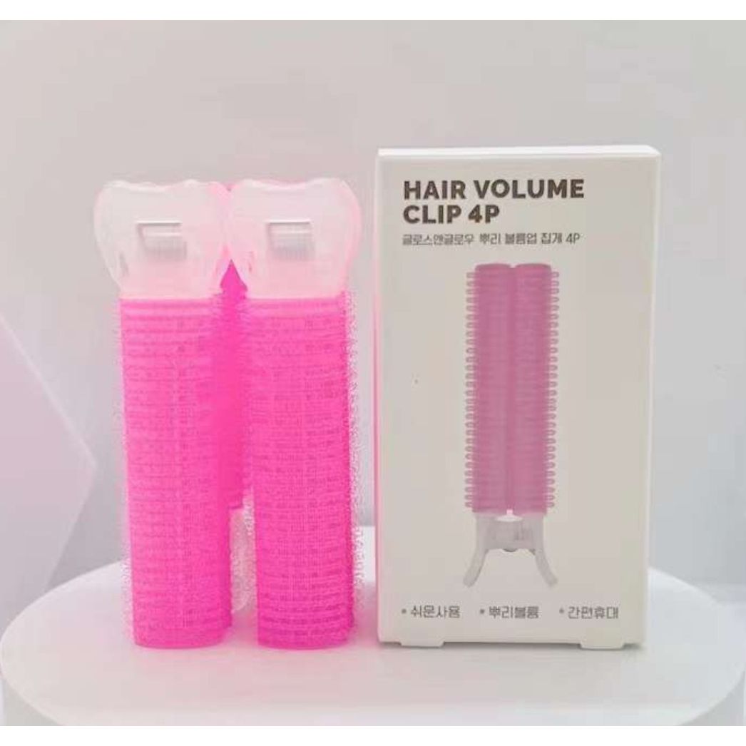 $65组4入。🇰🇷韓國Gloss & Glow 專利捲髮神器對抗扁塌髮根無痕髮捲夾一組4入髮捲
