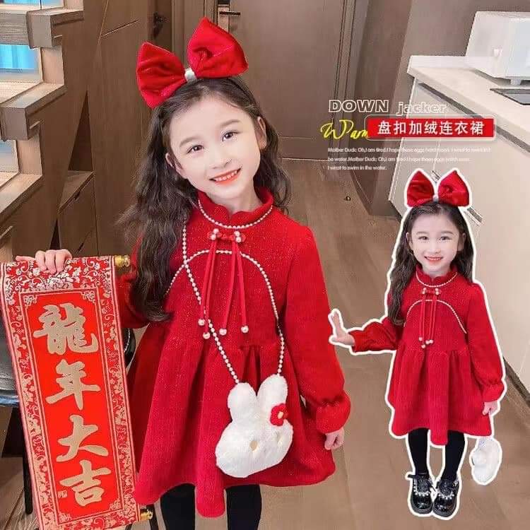 $78件。加絨新年裙