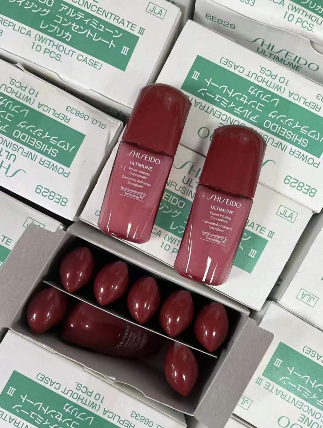 香港專櫃新版4.0 Shiseido資生堂紅腰子精華10ml$38支。3支起$30支。1盒10支$230=正