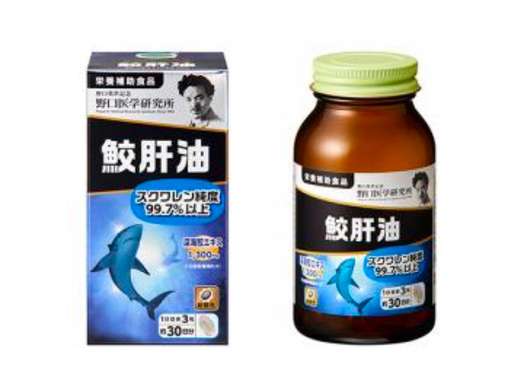 $112樽。2樽起$102樽。野口医学研究所-鲨鱼肝油644mg×90粒