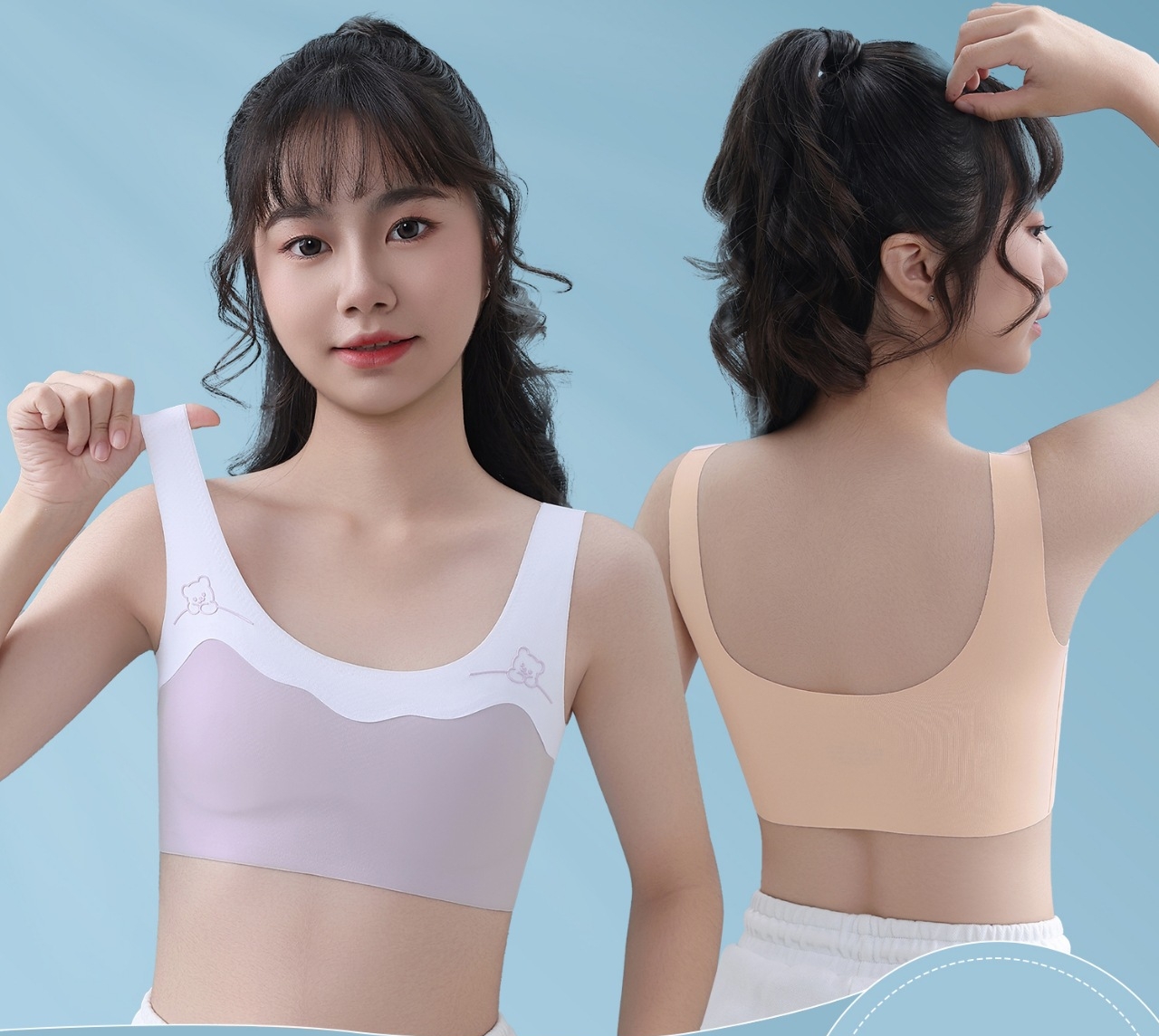 $48件。2件装$75。女童内衣发育期小背心内穿
