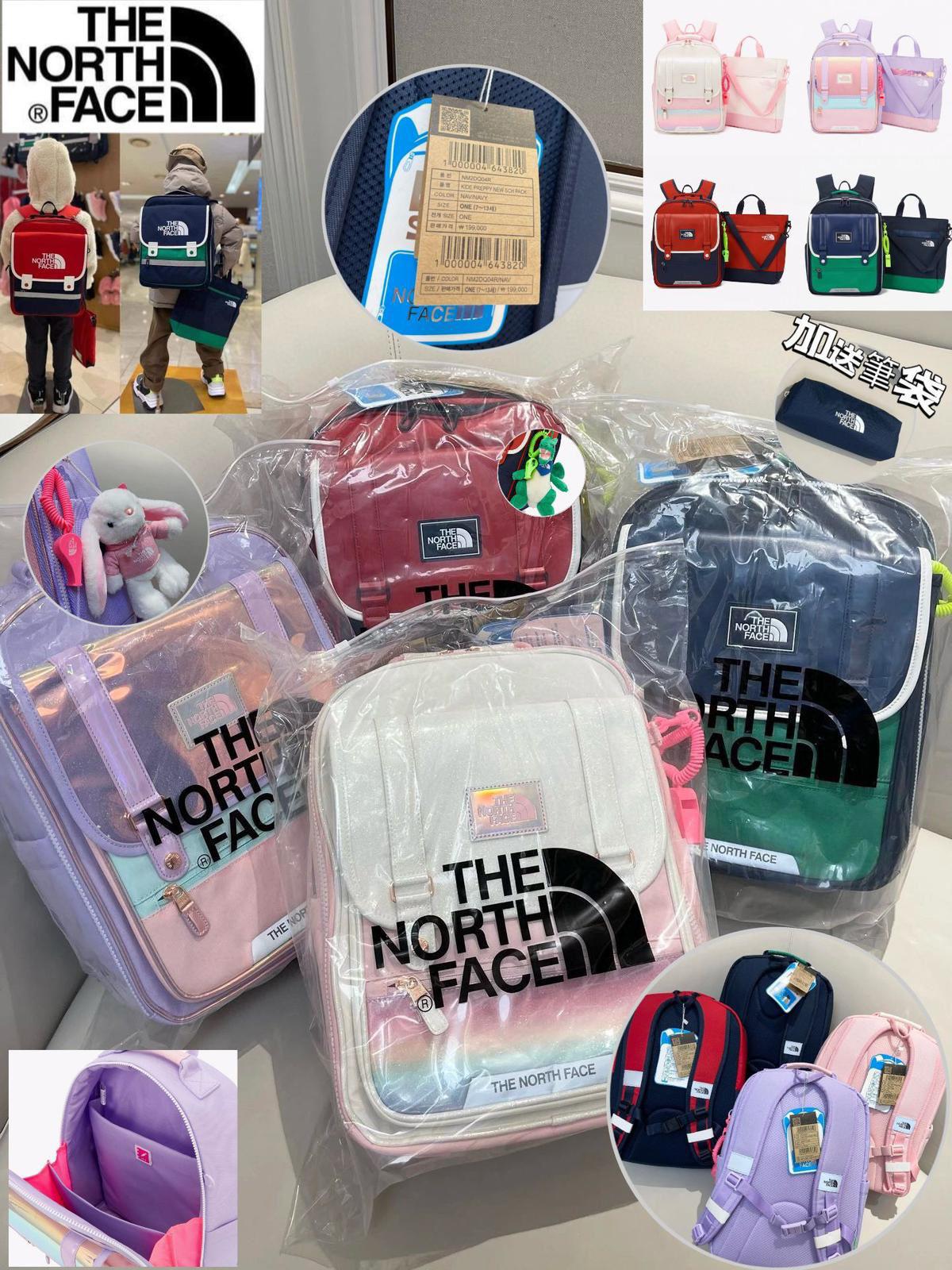 $255套。韩国TNF 儿童书包套装