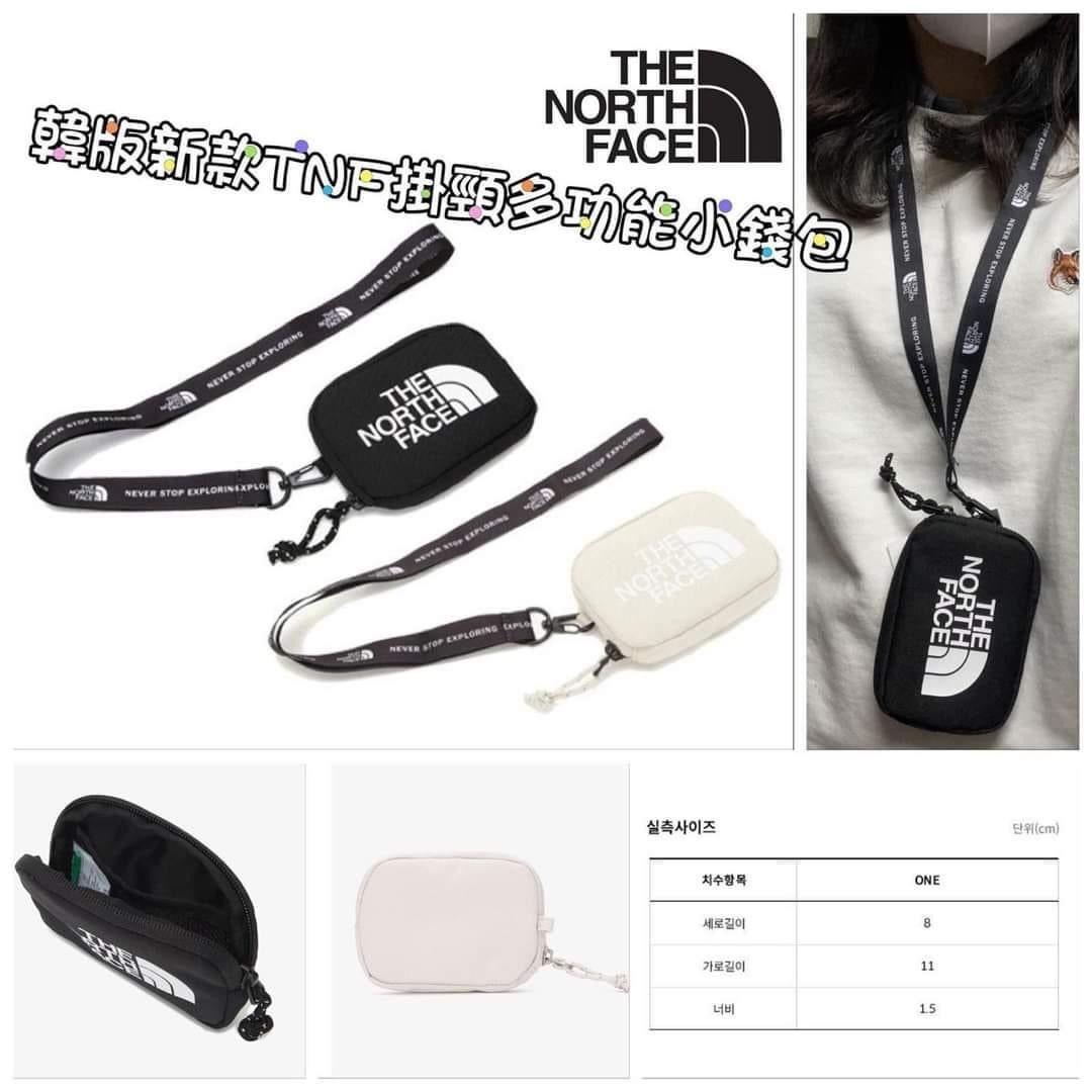 $105件。2件起$98件。韓國🇰🇷新款2022 TNF White Label Wallet EX 화이트라벨 월렛 EX 掛頸多功能散紙包/收納包/鎖匙包