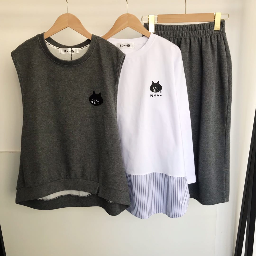 $238/3件套。惊讶貓圆领简約三件套组合