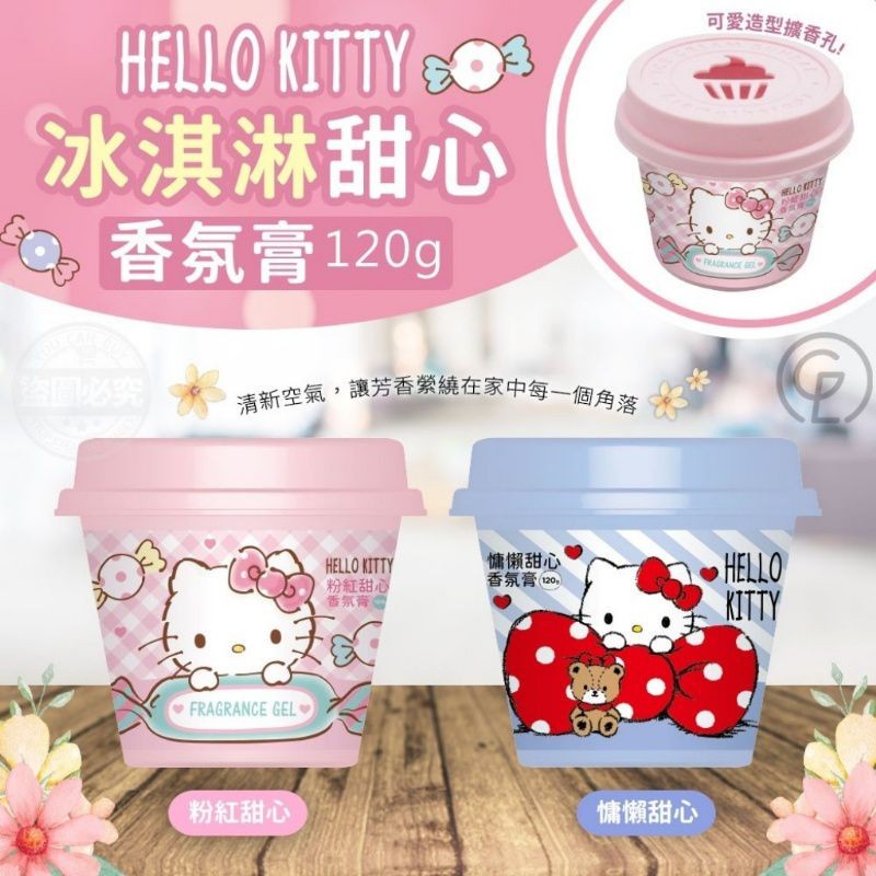 $95/2個。Hello Kitty冰淇淋甜心香氛膏