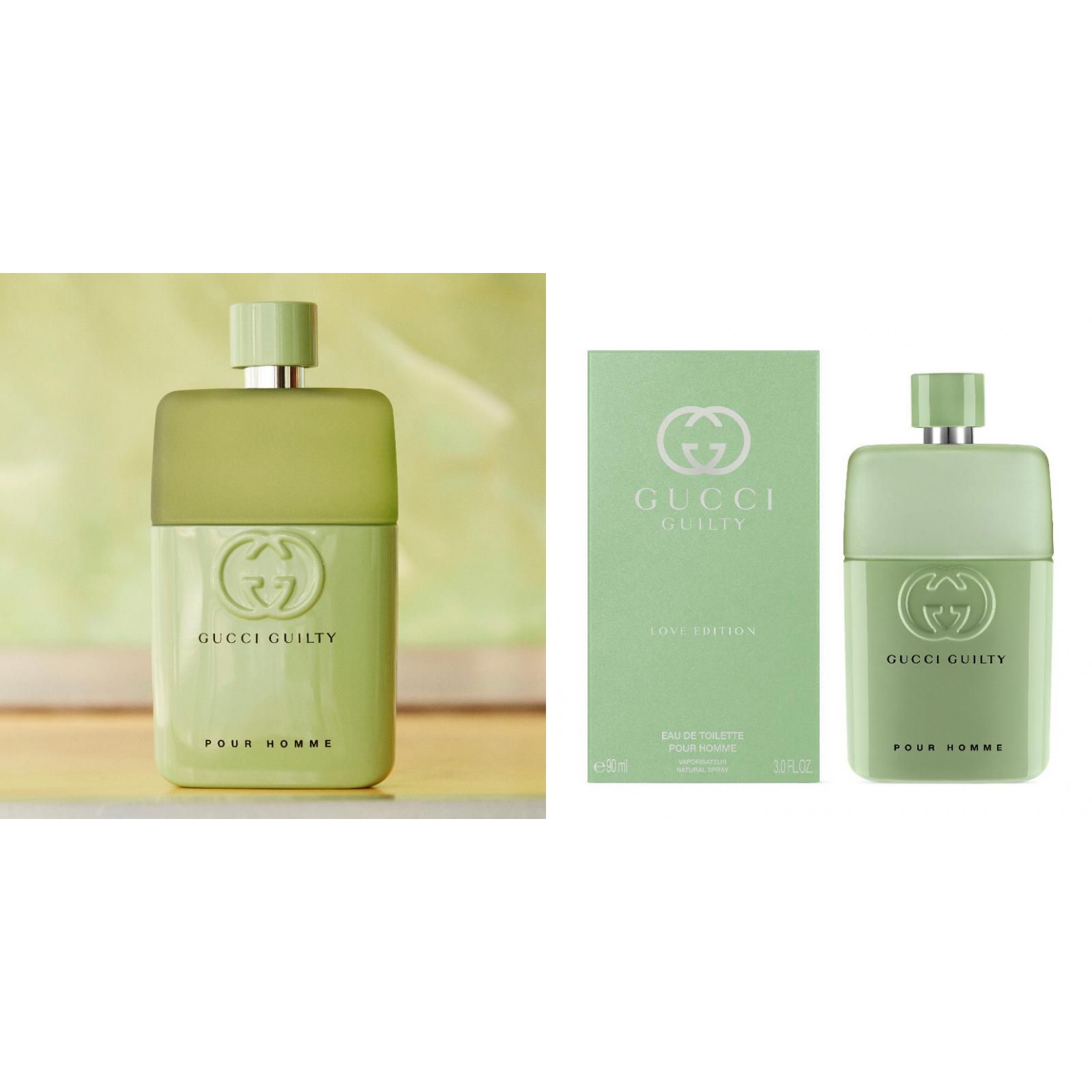 $230Gucci 罪愛2020年情人節限量情侶香水LOVE EDITION 草綠男士90ml