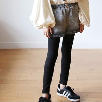 女童假2件接拼牛仔褲$68數量有限尺寸140cm/8150cm/9160cm/4165cm/5