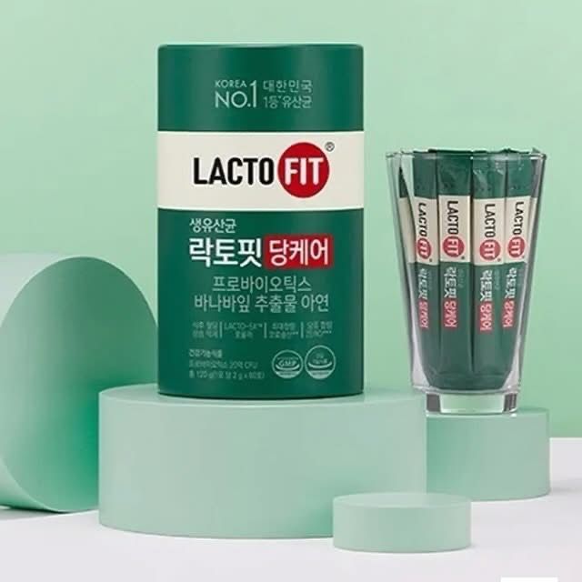 $105桶。2桶起$95桶。韓國🇰🇷 鍾根堂LACTO-FIT 血糖控制益生菌 (無糖新版）（1盒60條 )