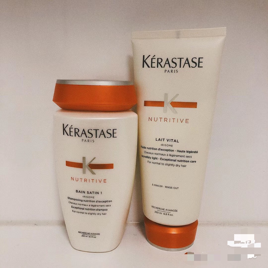 【香港專櫃】$108套。2套起$98套。Kerastase卡詩滋養恆護洗髮水80ml+蛋白護髮素75ml