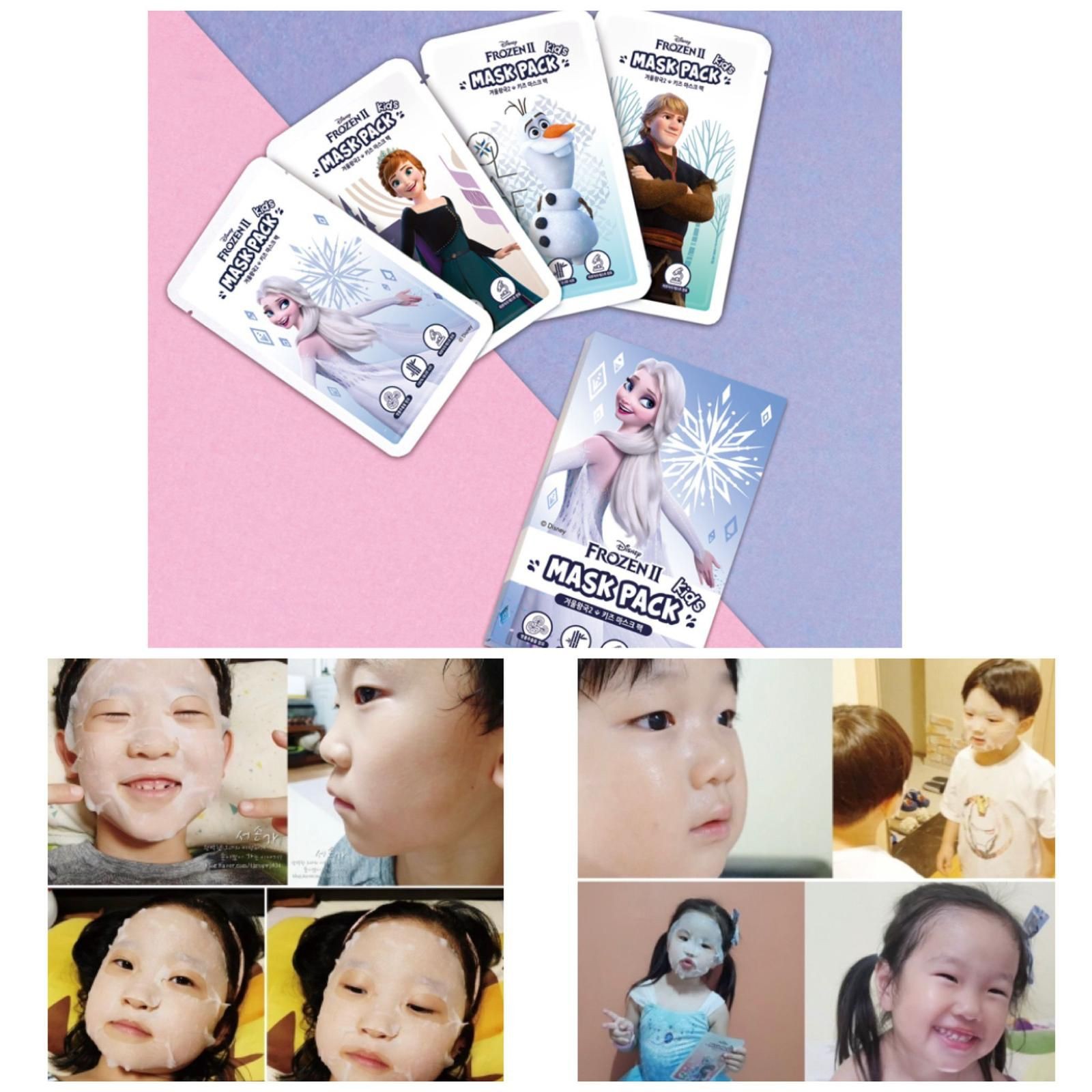 $75/4片。🇰🇷韩国韩国FROZEN冰雪奇缘儿童面膜20mlX4