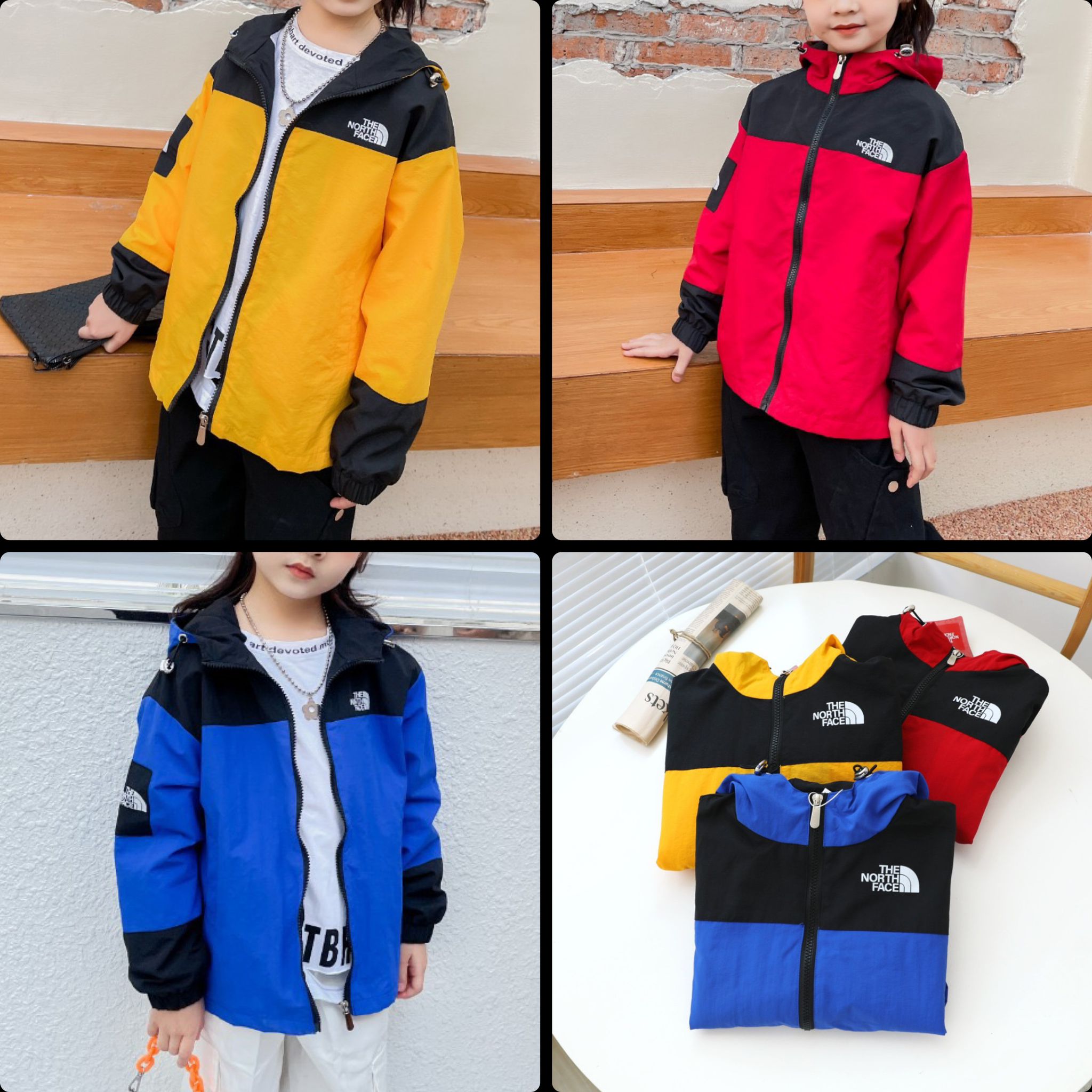 $169件。2件起$159件。TNF新款防水沖鋒衣外套🌟聚酯纖維面料,防風、防水及防污