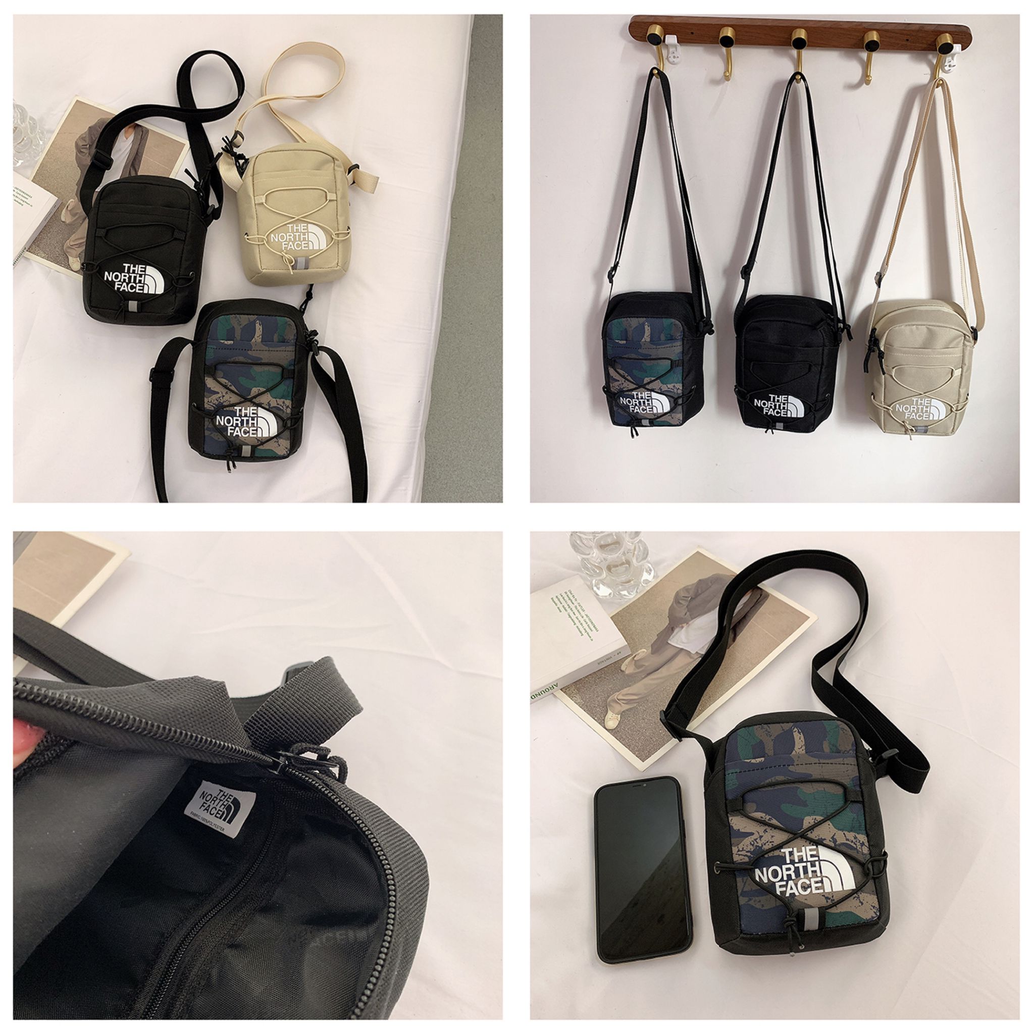 $85/1。2件起$75/1。The North Face迷你斜孭袋