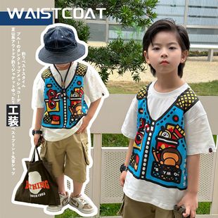 多款選擇,數量有限。$88件。3件起$80件。日系男童纯棉Tee