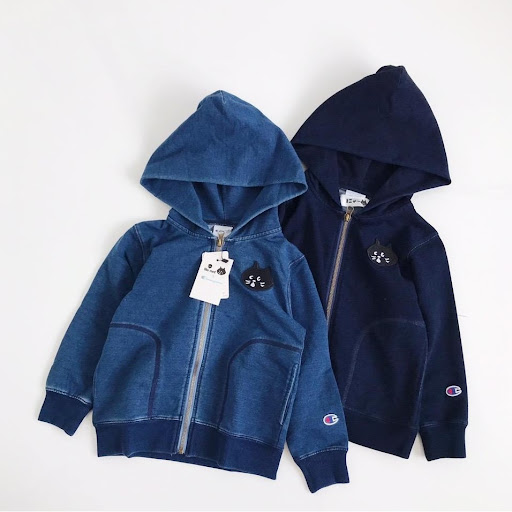 日本Champion x Nenet kids 牛仔衛衣外套
